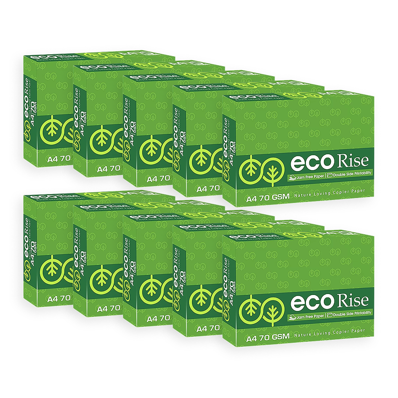 JK Eco Rise A4 Paper 70 GSM (Pack of 10 Ream)