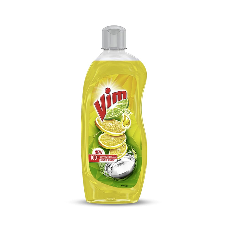 Vim Dishwash Liquid Gel Lemon 500 ml Bottle