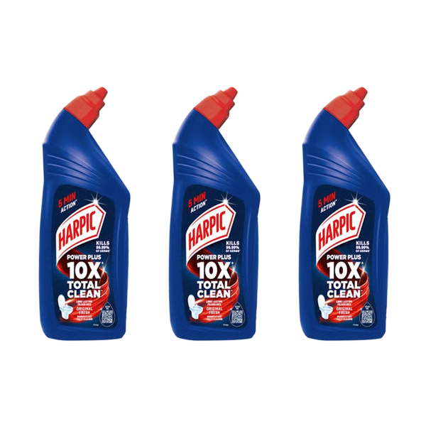 Harpic Disinfectant Liquid Toilet Cleaner - 1 litre (Pack of 3)