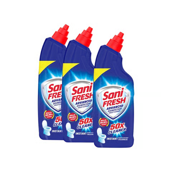 Sani Fresh Ultra Shine Toilet Cleaner Buy 2 Get 1 Free - 3 x 520 ml