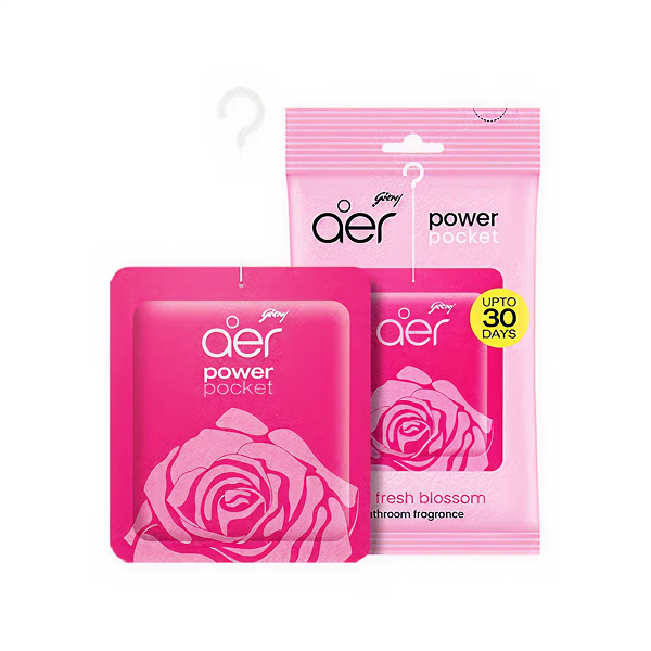 Godrej Aer Power Pocket Room Freshener Rose Fresh Blossom - 10 g