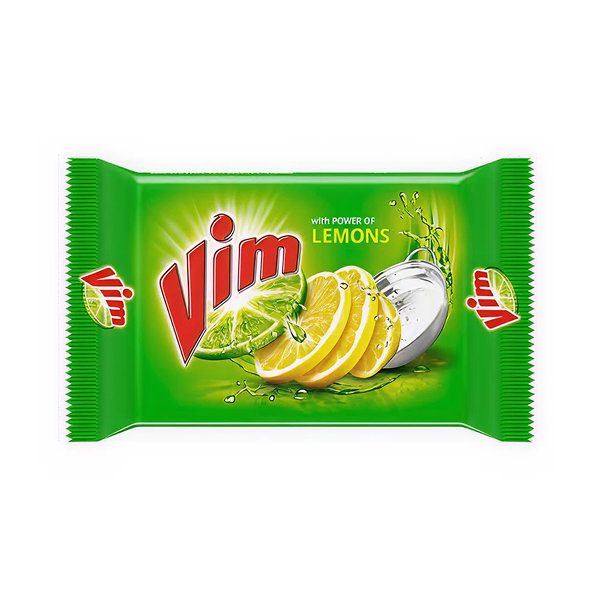 Vim Lemon Dishwash Bar - 300 g (Pack of 2)
