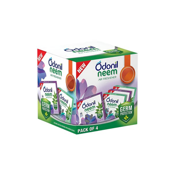 Odonil Neem Bathroom Block Air freshener 48 g pack of 4
