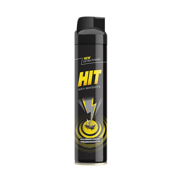 Black Hit Insect Killer (Flying) - Mosquito & Fly Killer Spray | Instant Kill | Protection From Dengue & Malaria