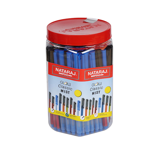 Nataraj GCM Ball Pen Blue Jar - 100 Pens