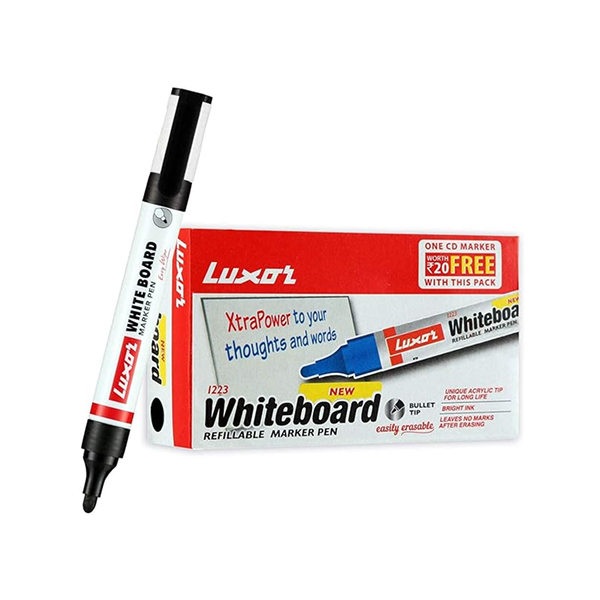 Luxor Whiteboard Marker Black Colour