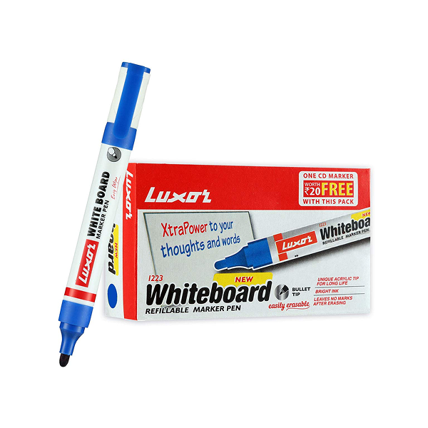 Luxor Refillable Whiteboard Marker Blue