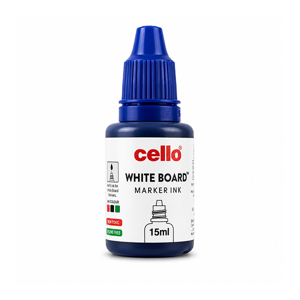 Cello White Board Marker Ink Refill Bottle 15 ml Blue